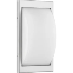 Applique Murale D'Exterieur Lcd Emden Acier Inoxydable, Detecteur De Mouvement