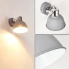 Applique Murale Dompierre Gris, Blanc, 1 Lumiere