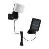 Applique Murale Eglo Casabas Led Noir, 1 Lumiere, Detecteur De Mouvement