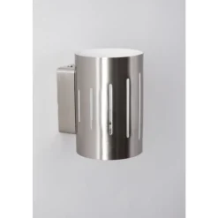 Applique Murale Eglo Madras 1 Chrome, Acier Inoxydable, Nickel Mat, 1 Lumiere