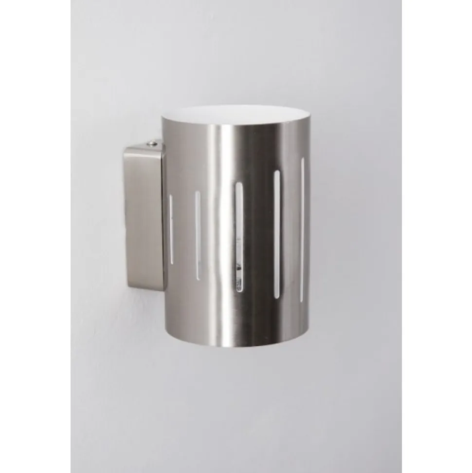 Applique Murale Eglo Madras 1 Chrome, Acier Inoxydable, Nickel Mat, 1 Lumiere