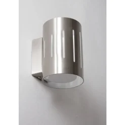 Applique Murale Eglo Madras 1 Chrome, Acier Inoxydable, Nickel Mat, 1 Lumiere