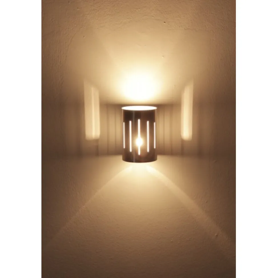 Applique Murale Eglo Madras 1 Chrome, Acier Inoxydable, Nickel Mat, 1 Lumiere
