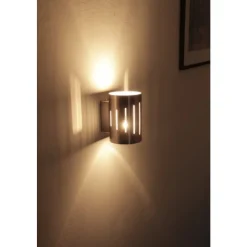 Applique Murale Eglo Madras 1 Chrome, Acier Inoxydable, Nickel Mat, 1 Lumiere
