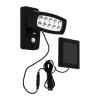 Applique Murale Eglo Palizzi Led Noir, 1 Lumiere, Detecteur De Mouvement