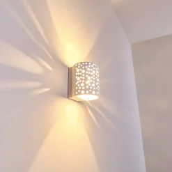 Applique Murale Glenden Blanc, 1 Lumiere