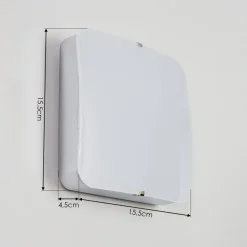 Applique Murale Hutton Led Nickel Mat, 1 Lumiere
