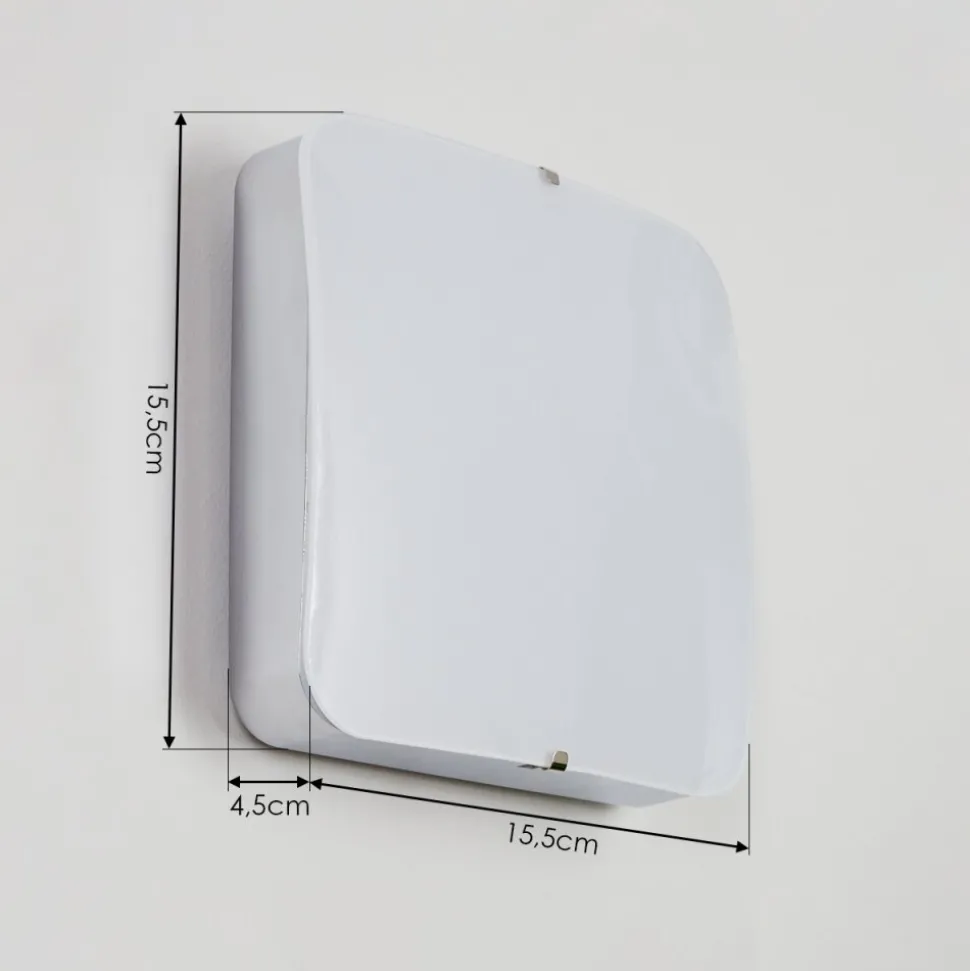 Applique Murale Hutton Led Nickel Mat, 1 Lumiere