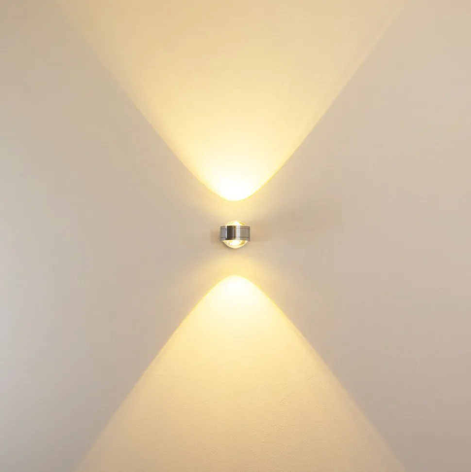 Applique Murale Indore Led Chrome, 2 Lumieres