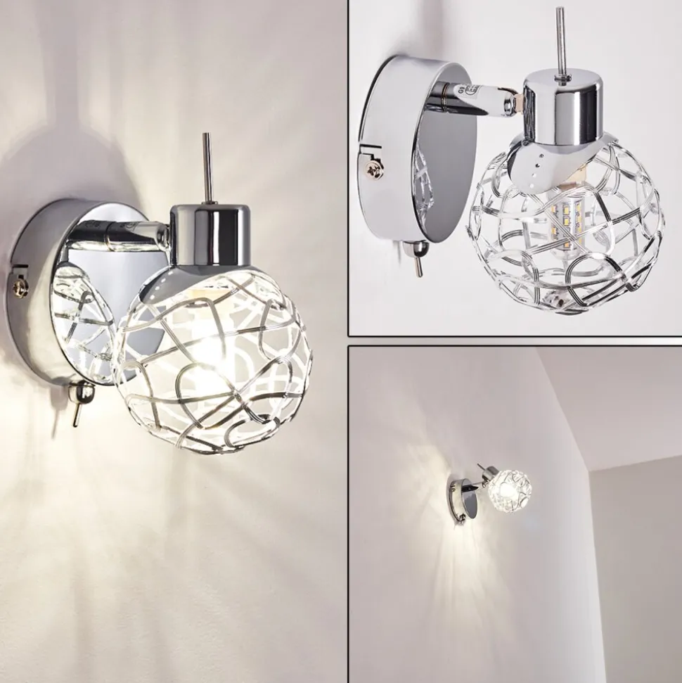 Applique Murale Kalipuro Chrome, 1 Lumiere
