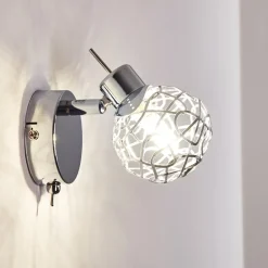 Applique Murale Kalipuro Chrome, 1 Lumiere
