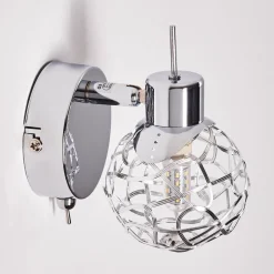 Applique Murale Kalipuro Chrome, 1 Lumiere