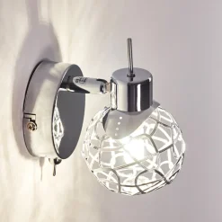 Applique Murale Kalipuro Chrome, 1 Lumiere
