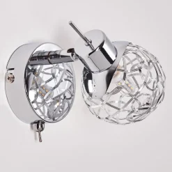 Applique Murale Kalipuro Chrome, 1 Lumiere