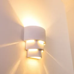 Applique Murale Karatschi Blanc, 1 Lumiere