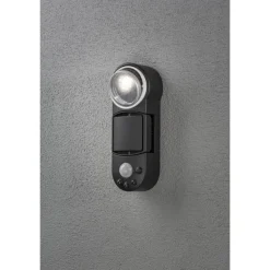 Applique Murale Konstsmide Prato Led Blanc, 1 Lumiere, Detecteur De Mouvement