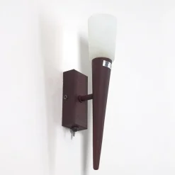 Applique Murale Kundi Rouille, 1 Lumiere