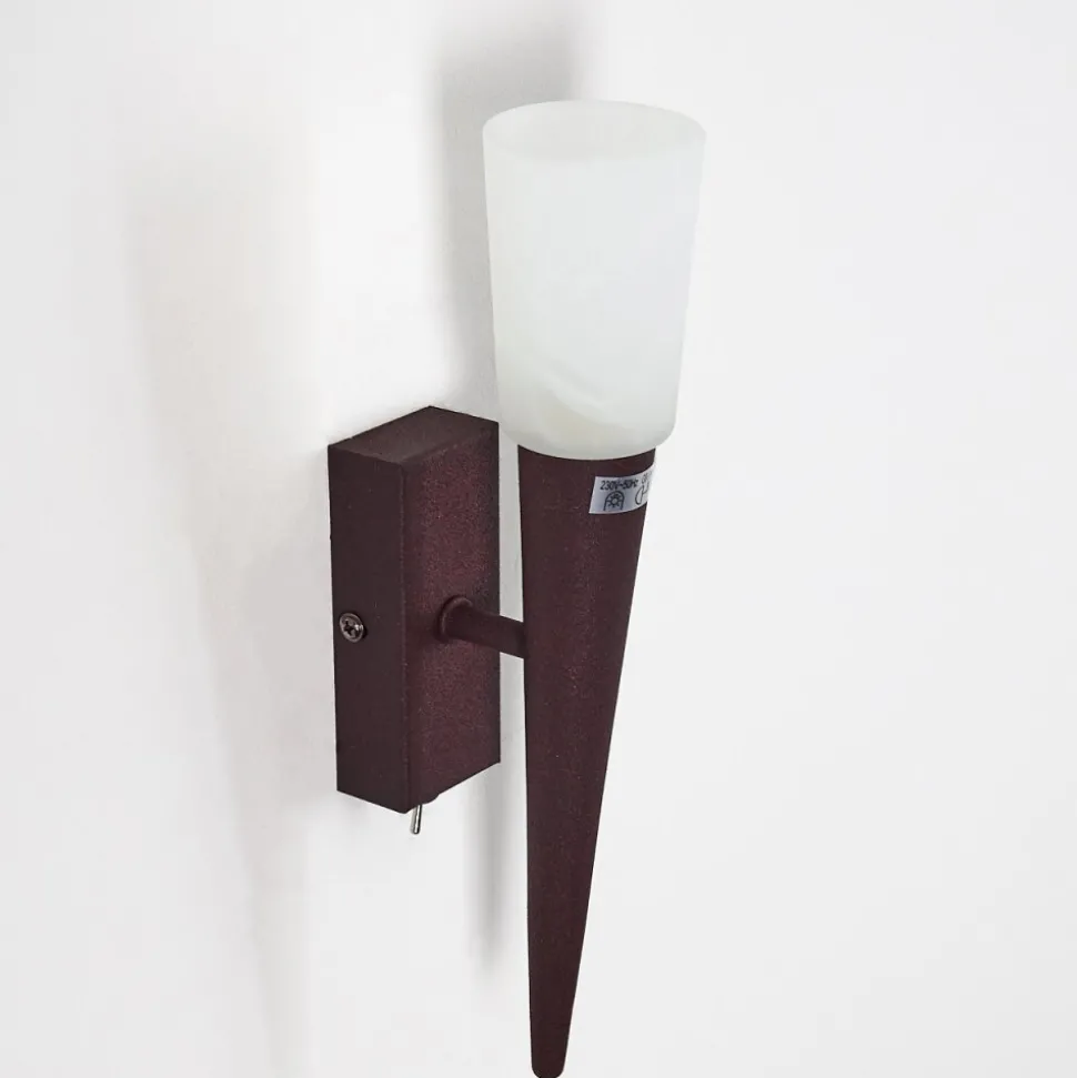 Applique Murale Kundi Rouille, 1 Lumiere