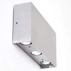 Applique Murale Lente Led Aluminium, 6 Lumieres