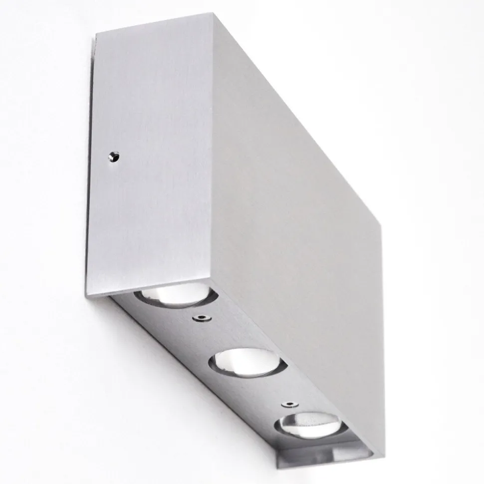 Applique Murale Lente Led Aluminium, 6 Lumieres