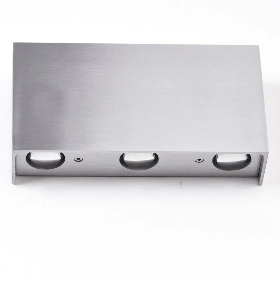 Applique Murale Lente Led Aluminium, 6 Lumieres