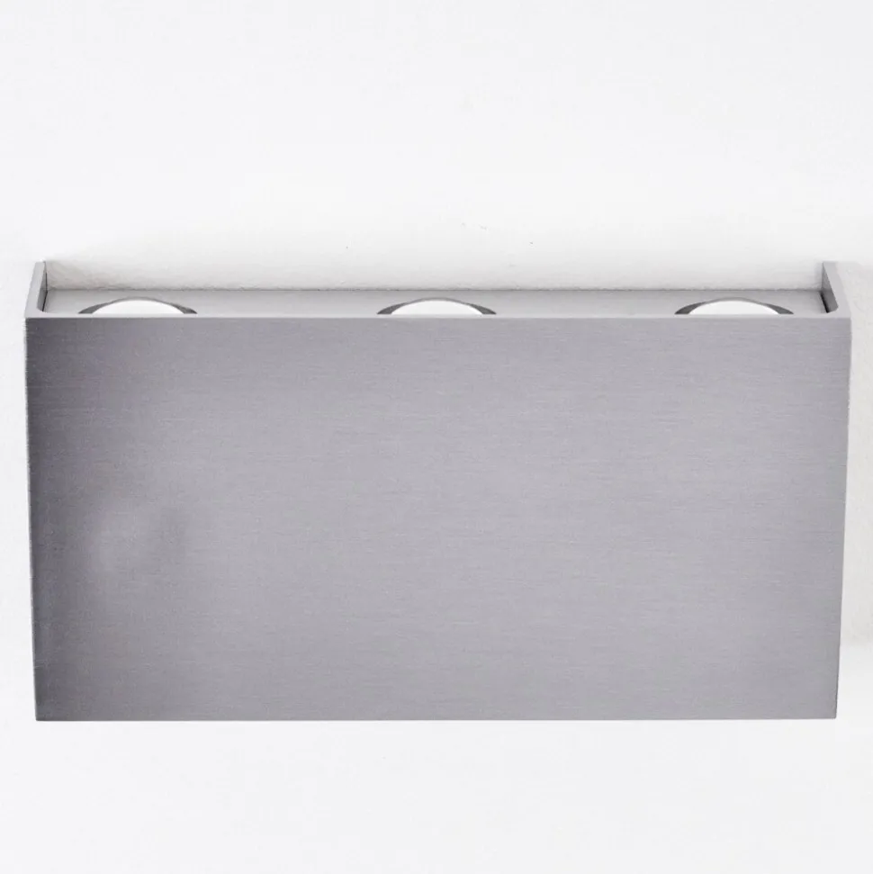 Applique Murale Lente Led Aluminium, 6 Lumieres
