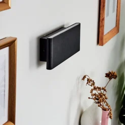 Applique Murale Mosambik Led Noir, Blanc, 1 Lumiere