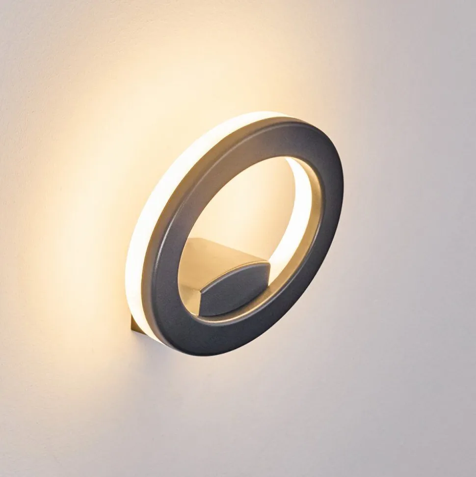 Applique Murale Nevis Led Anthracite, 1 Lumiere