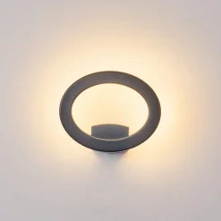 Applique Murale Nevis Led Anthracite, 1 Lumiere