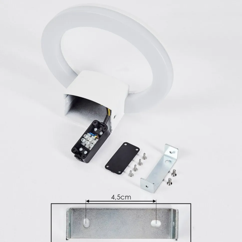 Applique Murale Nevis Led Blanc, 1 Lumiere