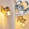 Applique Murale Nifun Brun, Gris, 1 Lumiere