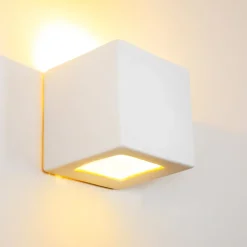 Applique Murale Noto Blanc, 1 Lumiere