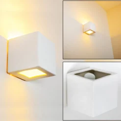 Applique Murale Noto Blanc, 1 Lumiere