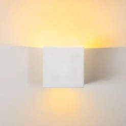 Applique Murale Noto Blanc, 1 Lumiere