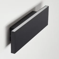 Applique Murale Obion Led Anthracite, 2 Lumieres
