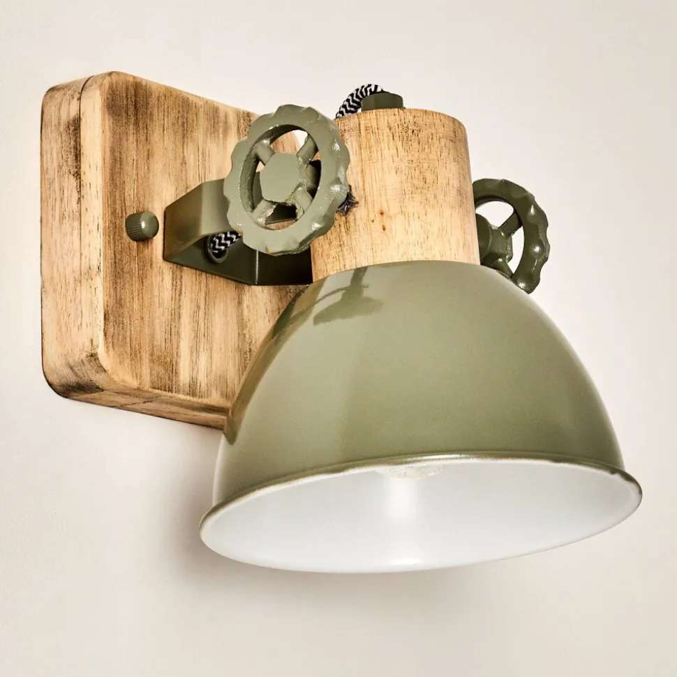 Applique Murale Orny Bois Clair, 1 Lumiere