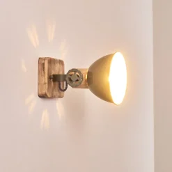 Applique Murale Orny Bois Clair, 1 Lumiere