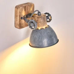 Applique Murale Orny Bois Clair, 1 Lumiere