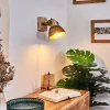 Applique Murale Orny Bronze, Bois Clair, 1 Lumiere