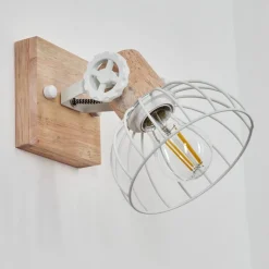 Applique Murale Orny Ecru, Blanc, 1 Lumiere