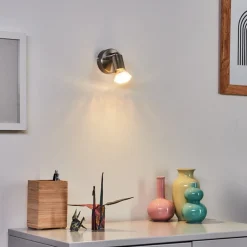 Applique Murale Oula Led Nickel Mat, 1 Lumiere