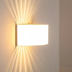 Applique Murale Pesaro Nickel Mat, 1 Lumiere
