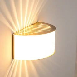 Applique Murale Pesaro Nickel Mat, 1 Lumiere