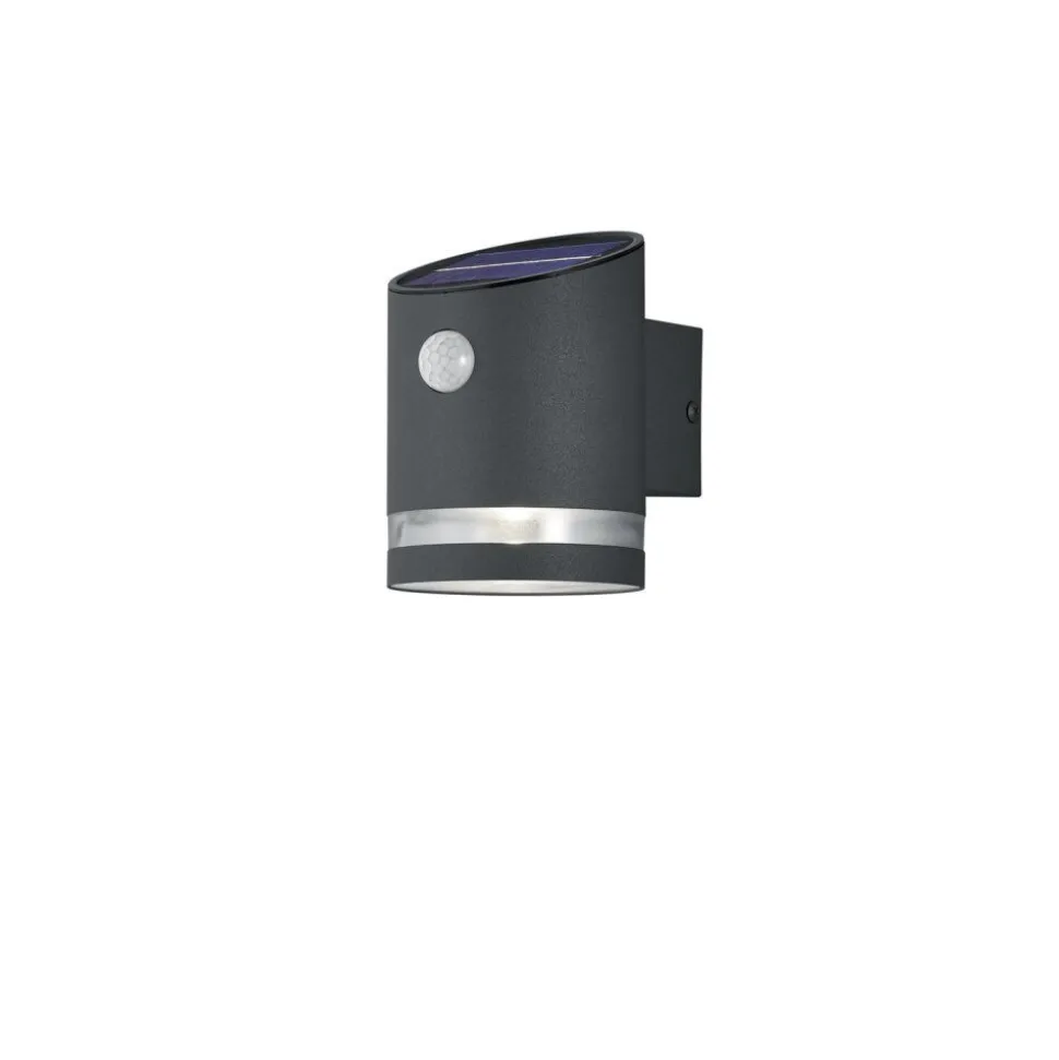 Applique Murale Reality Salta Led Anthracite, 1 Lumiere, Detecteur De Mouvement