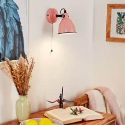 Applique Murale Selki Rose, Noir, 1 Lumiere