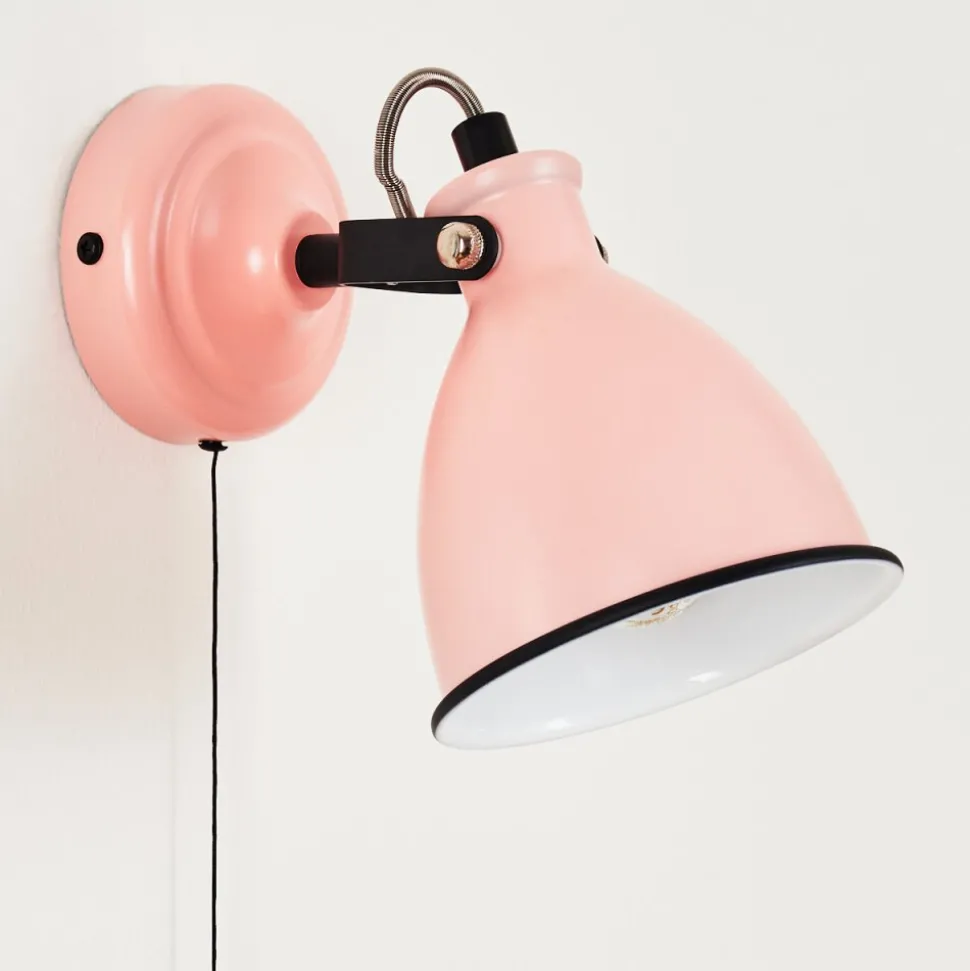 Applique Murale Selki Rose, Noir, 1 Lumiere