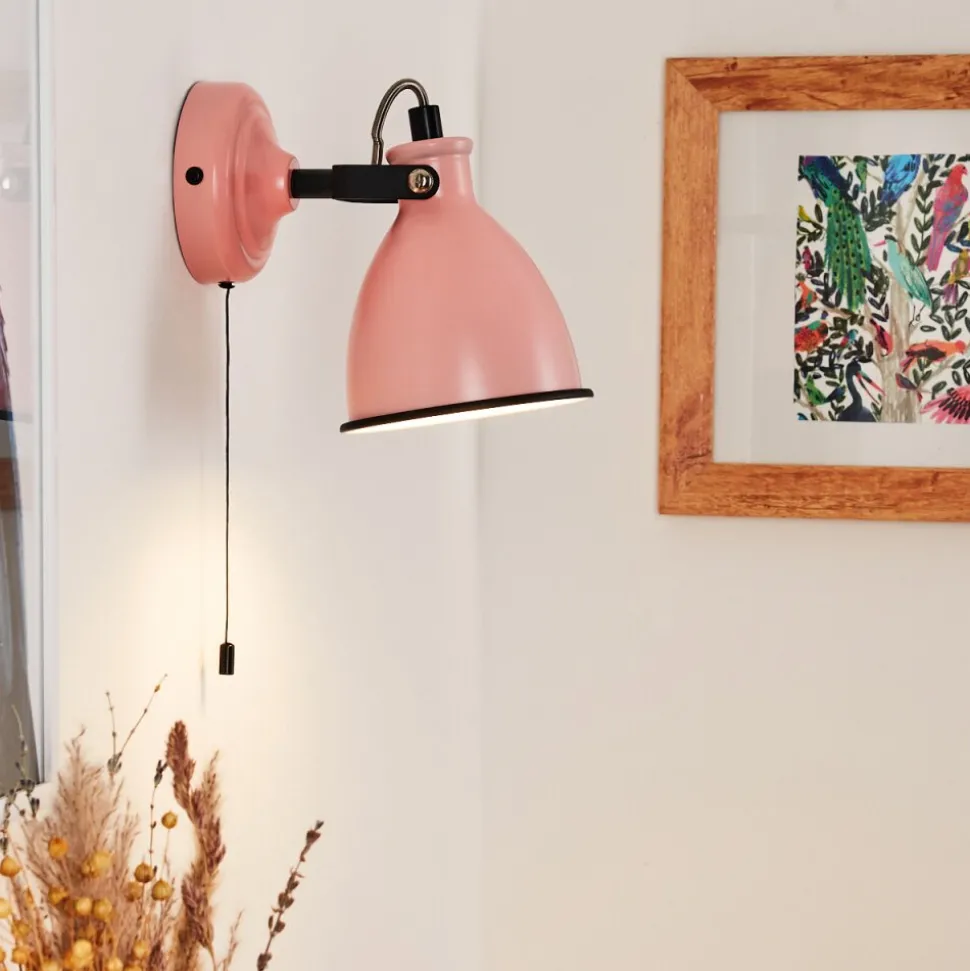 Applique Murale Selki Rose, Noir, 1 Lumiere