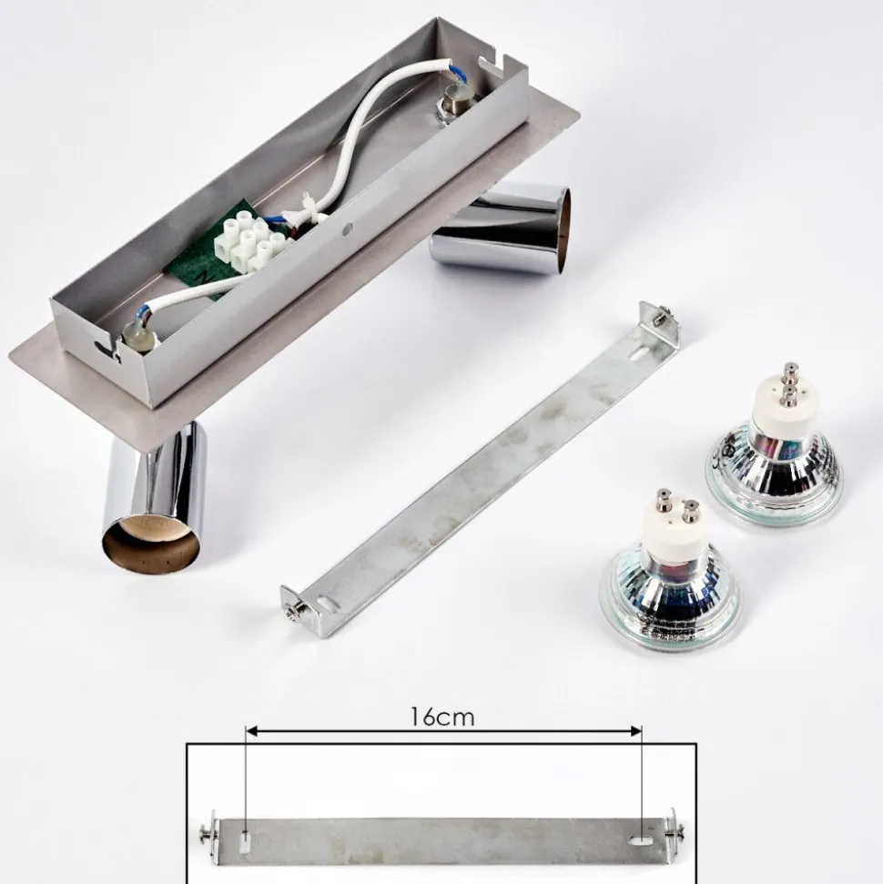Applique Murale Sibarco Led Chrome, 2 Lumieres