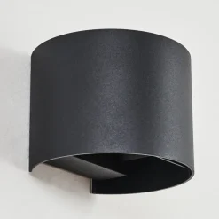 Applique Murale Strandaa Led Noir, 2 Lumieres
