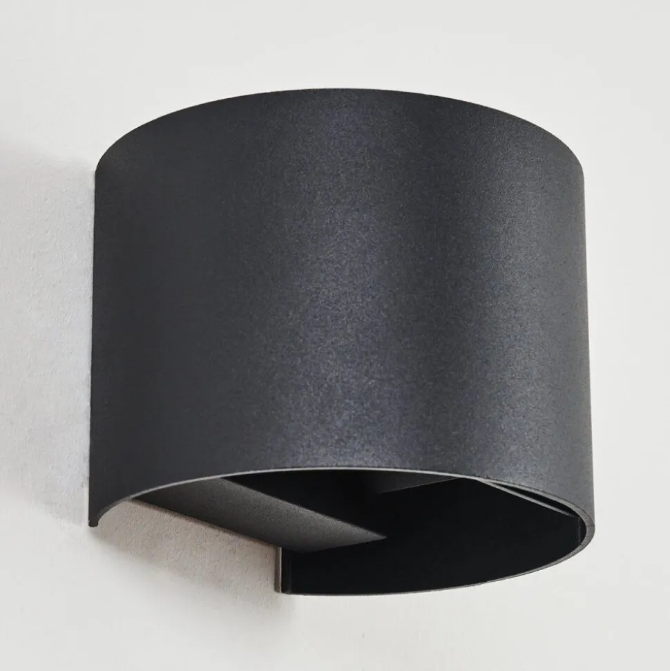 Applique Murale Strandaa Led Noir, 2 Lumieres